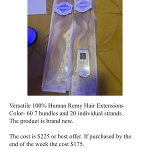 Hair Extensions 100 percent Human Remy Hair